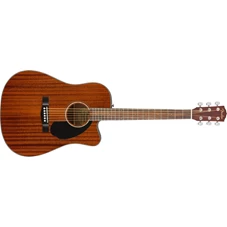 FENDER CD-60SCE Dreadnought, Walnut Fingerboard, All-Mahogany