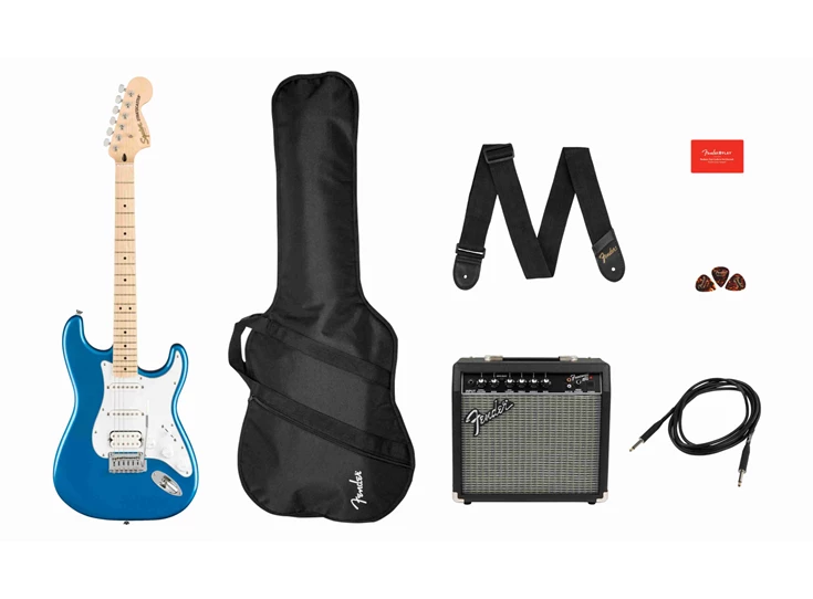 SQUIER Affinity Series™ Stratocaster® HSS Pack, Maple Fingerboard, Lake Placid Blue
