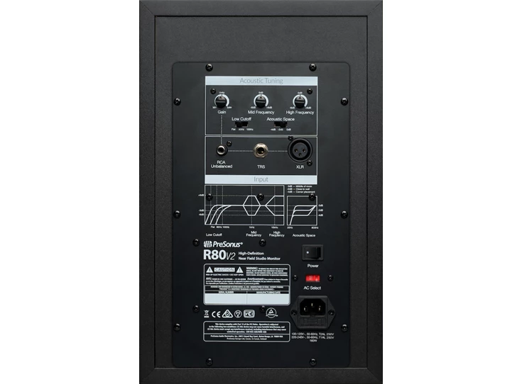 PreSonus® R80 V2 Studio Monitor Black