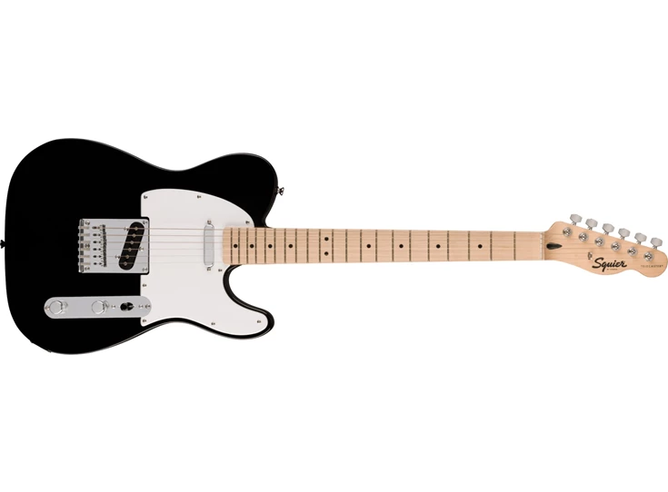 SQUIER Sonic™ Telecaster®, Maple Fingerboard, White Pickguard, Black