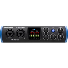 PreSonus® Studio 24c Black and Blue