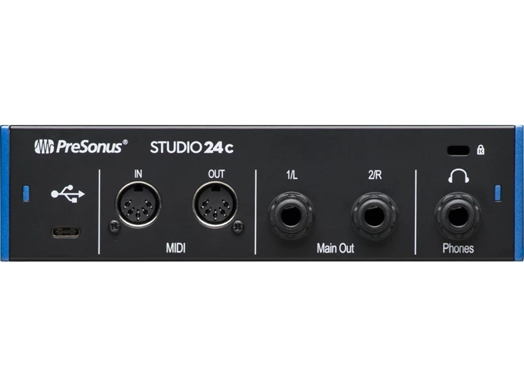 PreSonus® Studio 24c Black and Blue