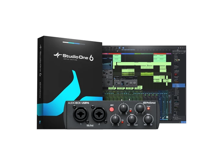 PreSonus® AudioBox® USB® 96K 25th Anniversary Black