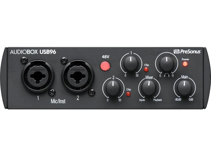 PreSonus® AudioBox® USB® 96K 25th Anniversary Black