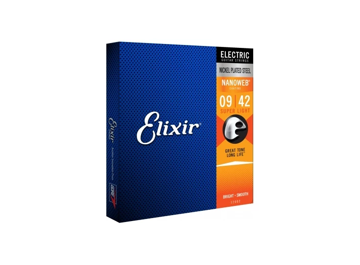 ELIXIR 12002 Strings For Electric Guitar - Extra Light 09-11-16-24-32-42