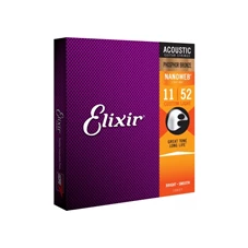 ELIXIR 16027 Nanoweb Phosphor Bronze - 11->52