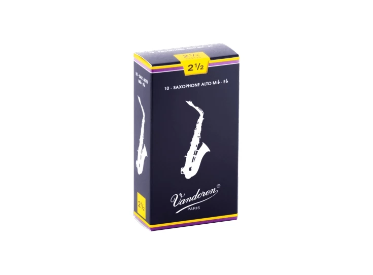 VANDOREN SR2125 Alto Sax Rietjes Sterkte 2 1/2 - 10 Stuks