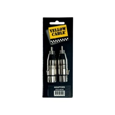 YELLOW CABLE AD18 - RCA male -> XLR female Adapter