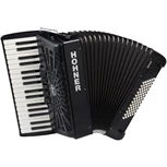 HOHNER Bravo III 72, Zwart, Silent Key