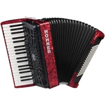 HOHNER Bravo III 96, Rood, Silent Key