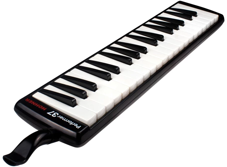 HOHNER Melodica, Performer, Zwart, witte/zwarte toetsen
