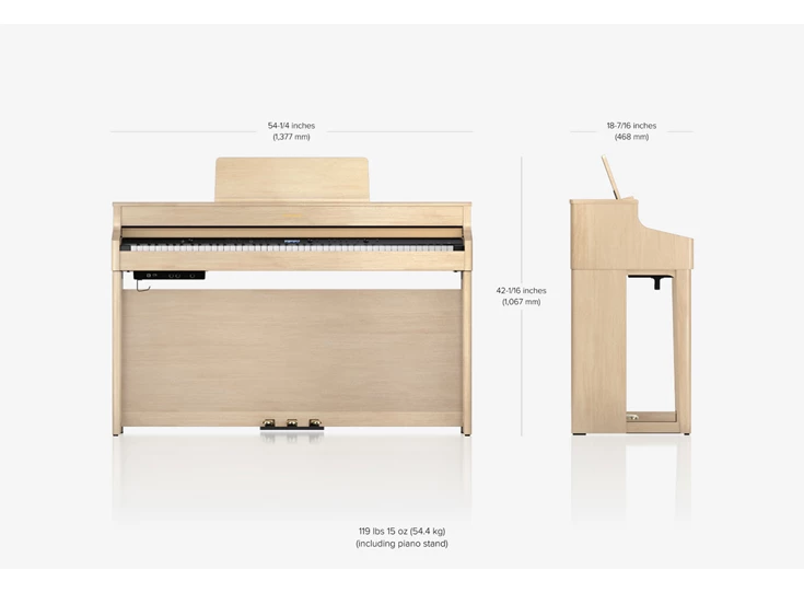 Roland HP-702 afmetingen
