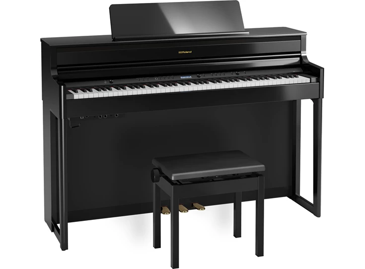 Roland HP-704 Polished Ebony