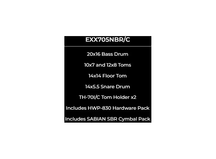 Pearl EXX705NBR Setup