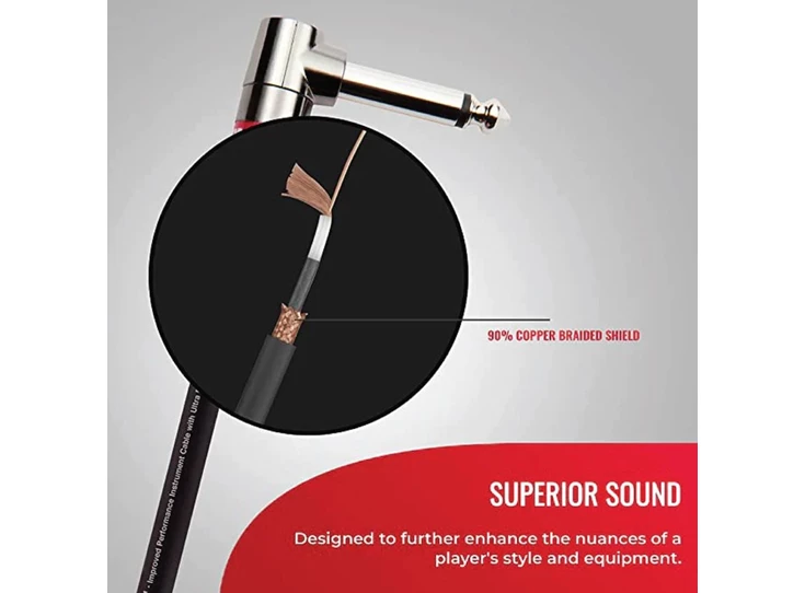 MONSTER Classic Instrument Angled to Straight 12FT/3.6M