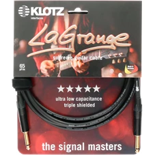 KLOTZ LAGPP0300 La Grange Instrument Cable BK 3m Jack 2p - Jack 2p