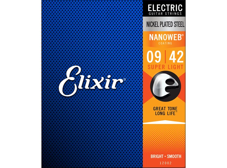 ELIXIR 12002 Strings For Electric Guitar - Extra Light 09-11-16-24-32-42