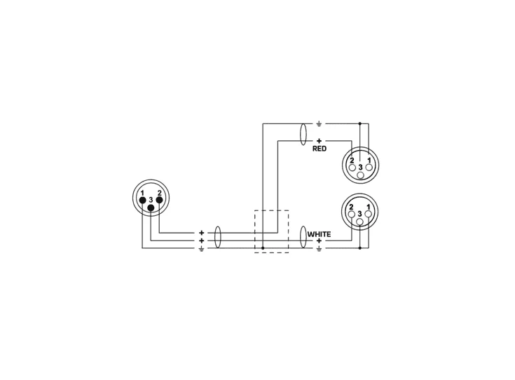 CORDIAL EY0.3MFF Audiokabel 30CM
