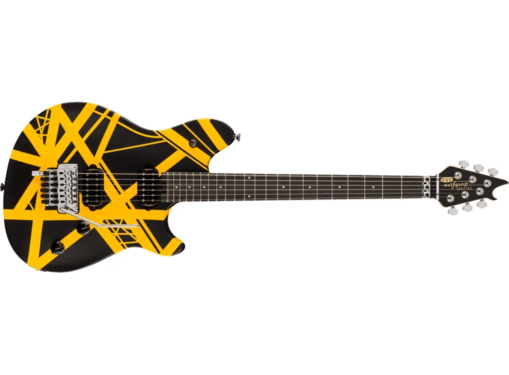 EVH Wolfgang® Special Striped Series, Ebony Fingerboard, Black and Yellow