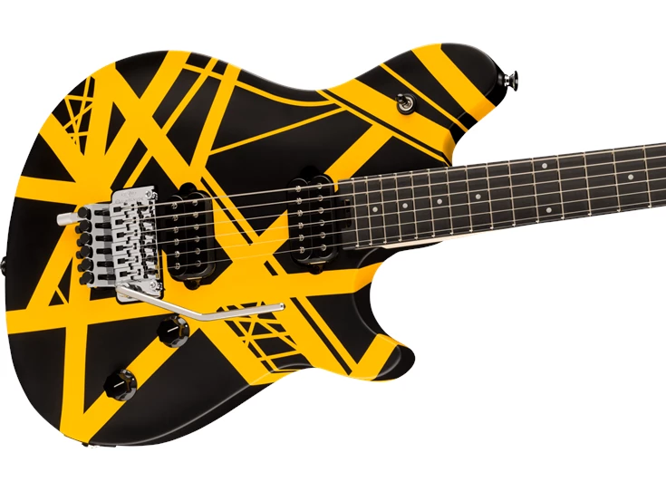 EVH Wolfgang® Special Striped Series, Ebony Fingerboard, Black and Yellow