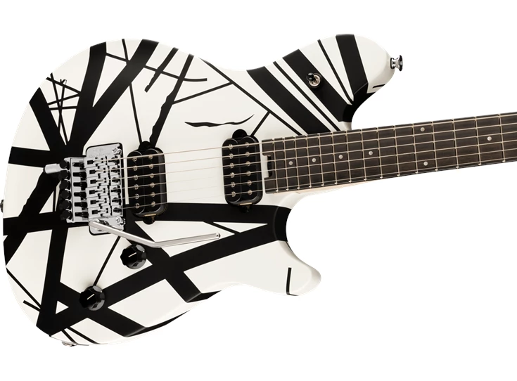 EVH Wolfgang® Special Striped Series, Ebony Fingerboard, Black and White