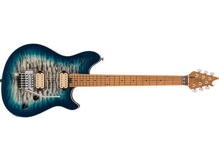 EVH Wolfgang® Special QM, Baked Maple Fingerboard, Indigo Burst