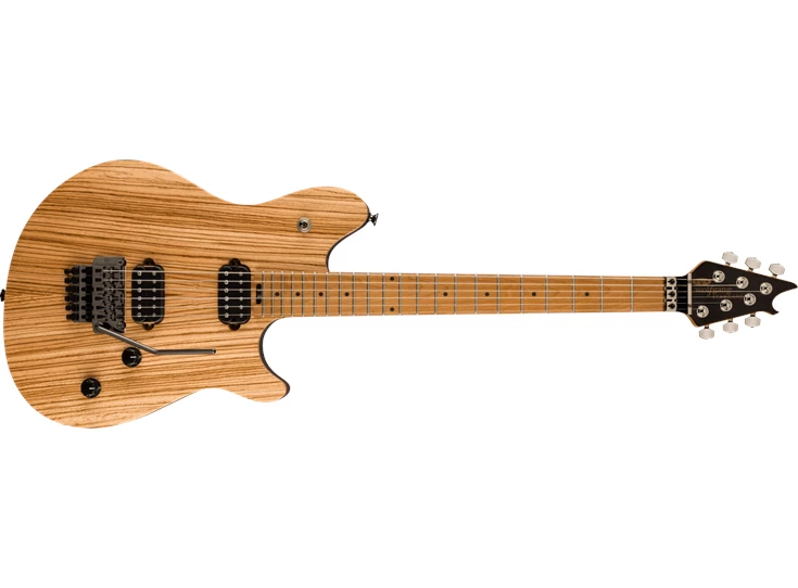 EVH Wolfgang® WG Standard Exotic Zebrawood, Baked Maple Fingerboard, Natural