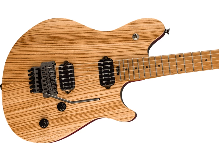EVH Wolfgang® WG Standard Exotic Zebrawood, Baked Maple Fingerboard, Natural