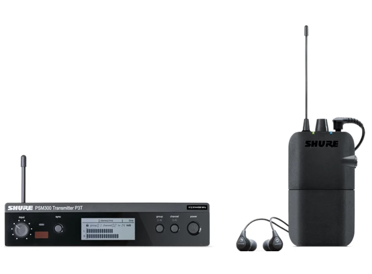 SHURE In-Ear Monitoring Set with SE112 Earphones