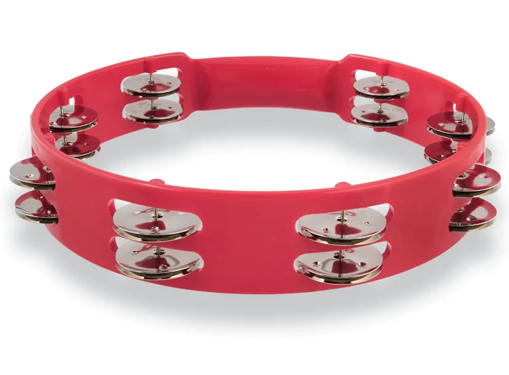 LATIN PERCUSSION LPA191 Aspire Tambourine 10" Red