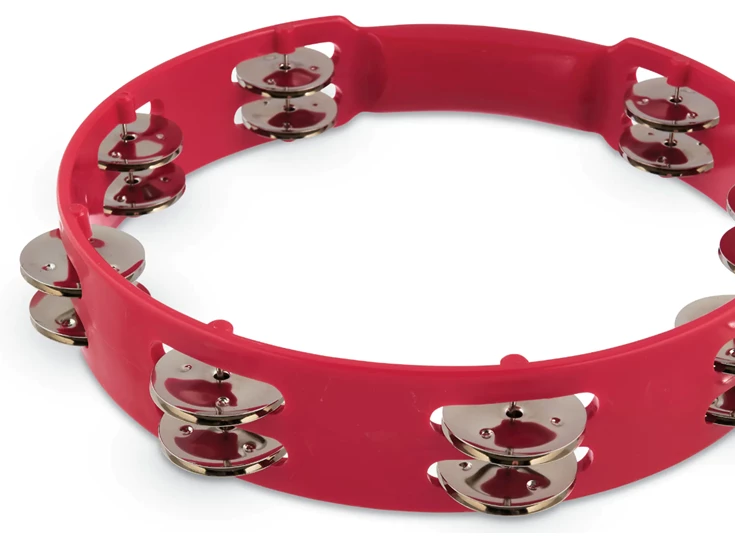 LATIN PERCUSSION LPA191 Aspire Tambourine 10" Red
