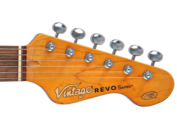 VINTAGE VRCT22VW Revo Series Colt SS Twin Guitar - Vintage White