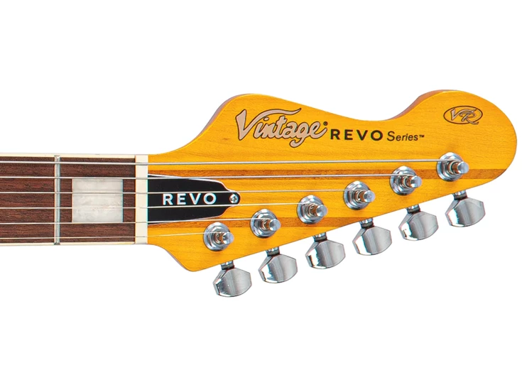 VINTAGE VRS6500AB Revo Series Integra Guitar - Amberburst