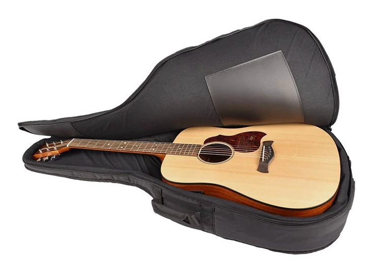 BOSTON W-15-BG Super Packer gig bag for acoustic guitar Black and Grey