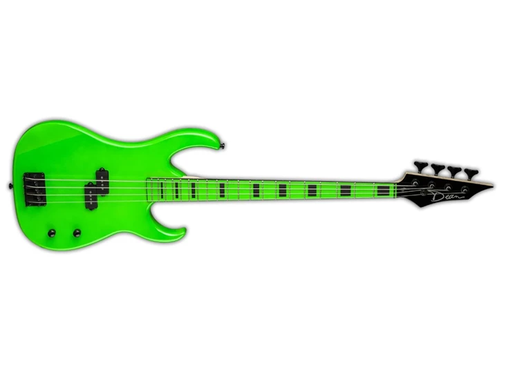 DEAN Custom Zone Bass, Nuclear Green
