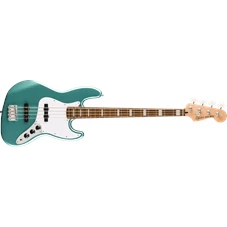 SQUIER Affinity Series™ Active Jazz Bass® Laurel Fingerboard, White Pickguard, Mystic Sea Foam Green
