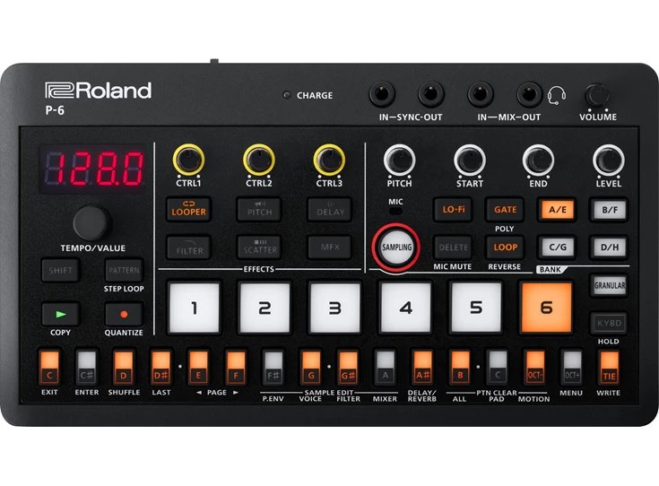 ROLAND P-6 Aira Compact Creative Sampler