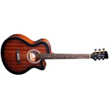 BRUNSWICK BTK50TB Guitar Grand Auditorium CE Tobacco Burst