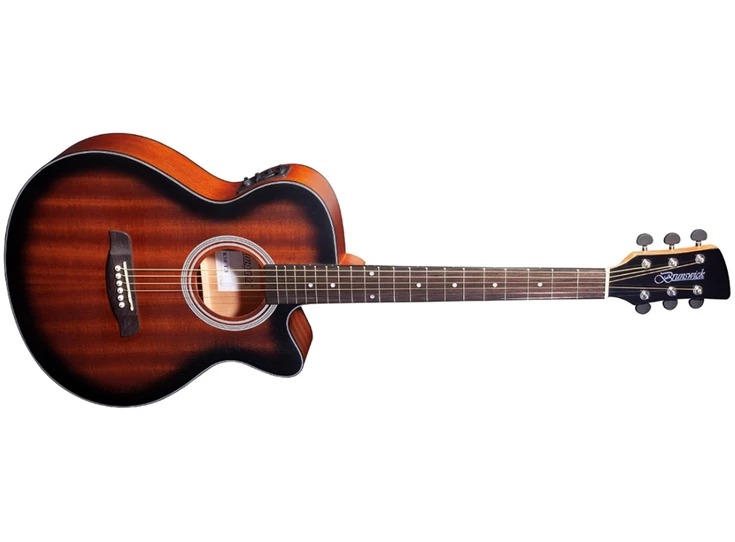 BRUNSWICK BTK50TB Guitar Grand Auditorium CE Tobacco Burst