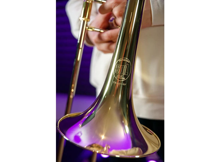VSM TB500-BF Sib/Bes-Fa/F Trombone Compleet Gelakt