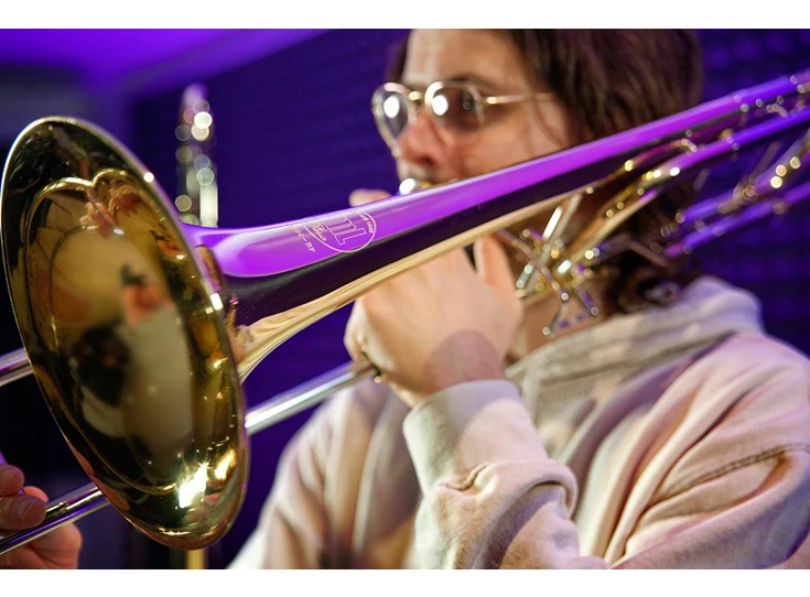 VSM TB500-BF Sib/Bes-Fa/F Trombone Compleet Gelakt