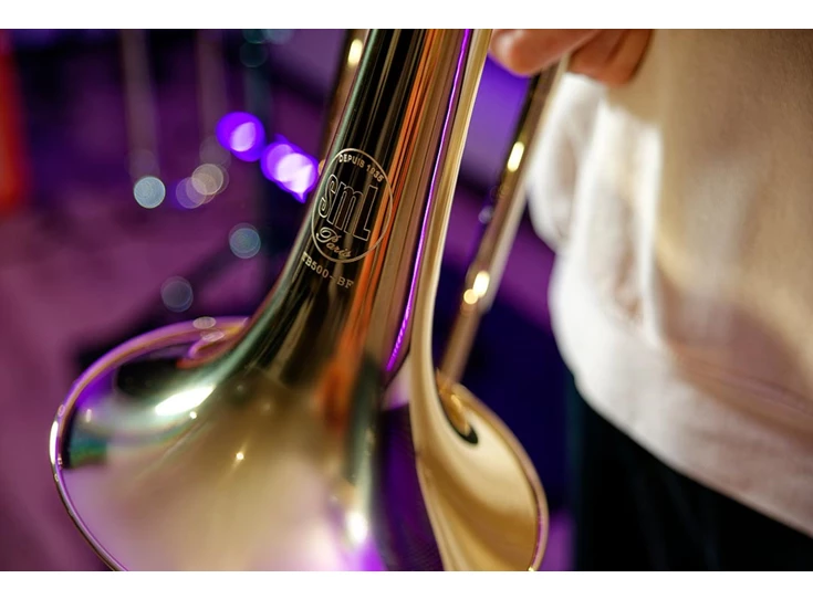 VSM TB500-BF Sib/Bes-Fa/F Trombone Compleet Gelakt
