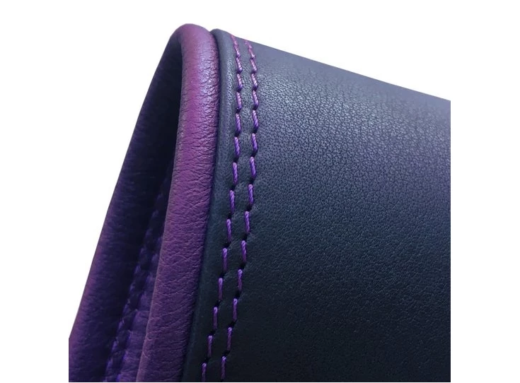 RICHTER RI117782 Springbreak / Nappa Guitar Strap Black / Violett