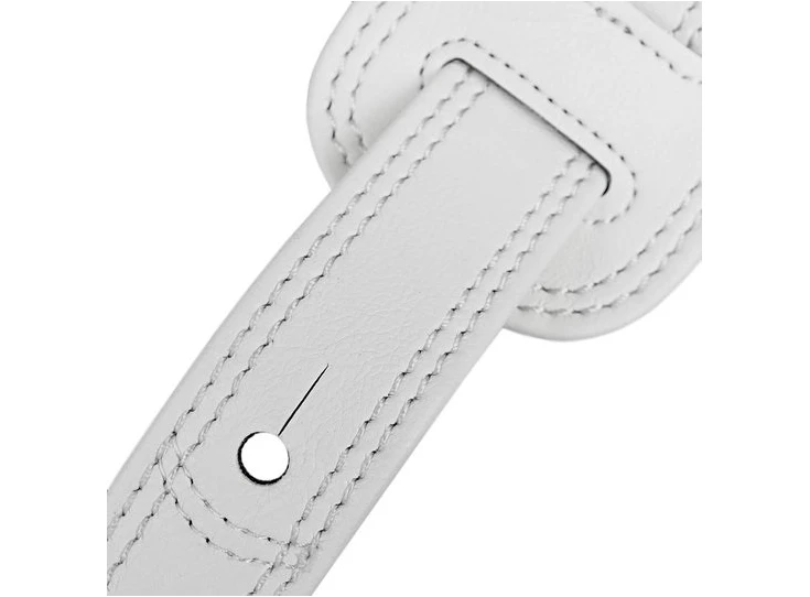 RICHTER RI117773 Springbreak / Leatherette Guitar Strap White