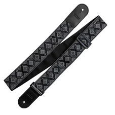 RICHTER Retro Guitar Strap Black / Grey