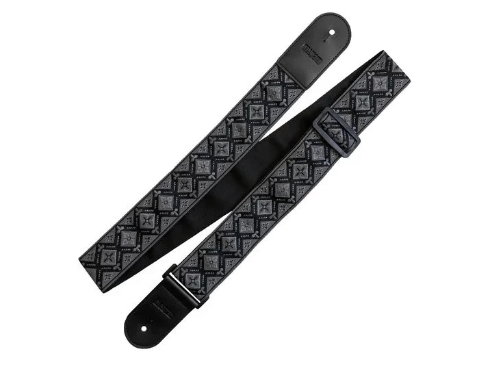 RICHTER Retro Guitar Strap Black / Grey