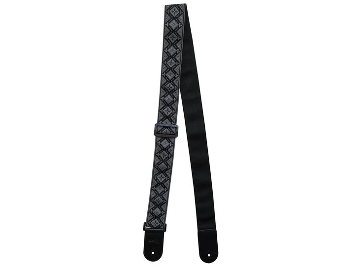 RICHTER Retro Guitar Strap Black / Grey