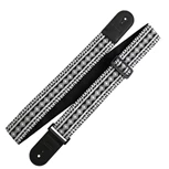 RICHTER Retro Guitar Strap Black / White