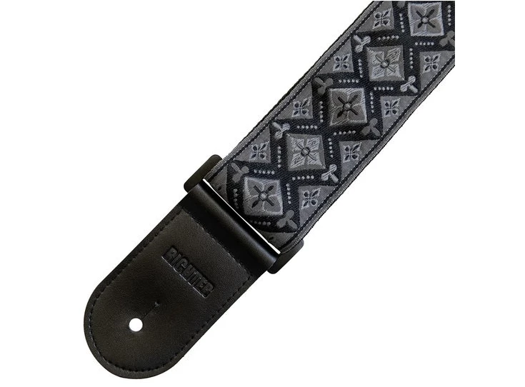 RICHTER Retro Guitar Strap Black / White