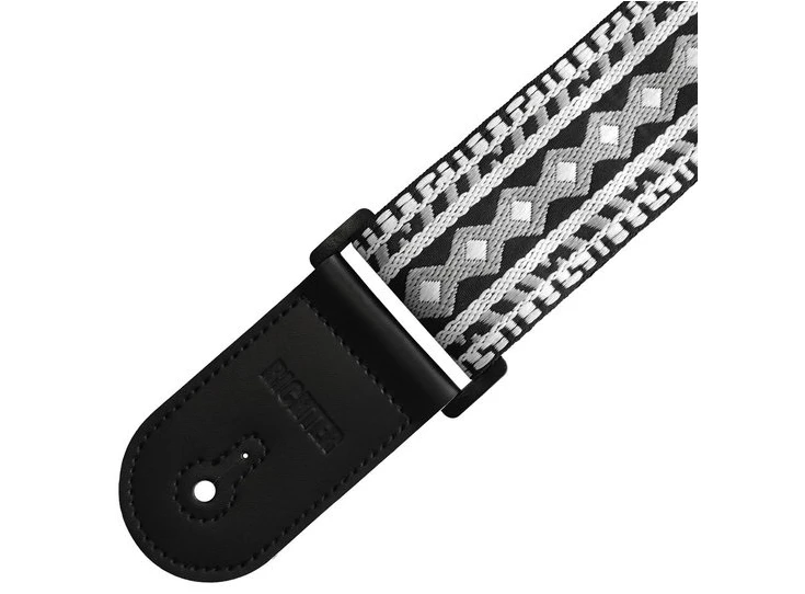 RICHTER Retro Guitar Strap Black / White